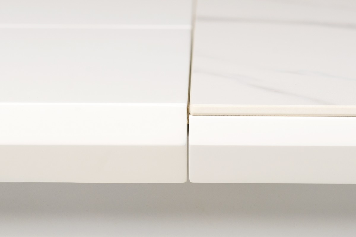 Стіл обідній розкладний ТМL-860-1 Білий мармур/Білий V201759 Altek mebli