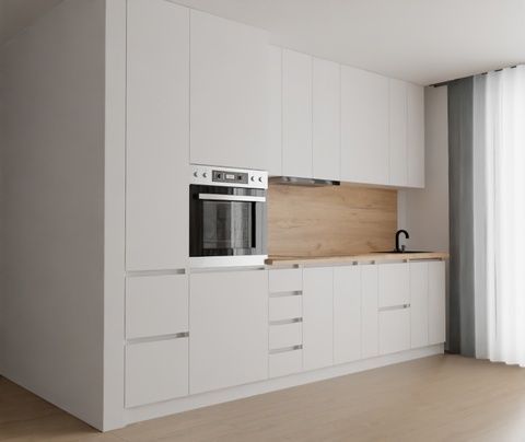 Готова кухня Kaliakra E-Line МДФ 3100 Білий MDF7N.31.1 Altek mebli