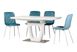 Стол обеденный раскладной ТМL-860-1 Белый мрамор/Белый V201759 Altek mebli