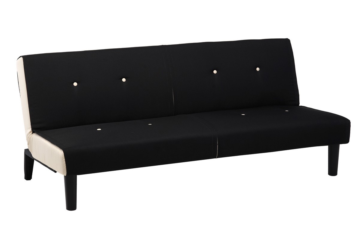 Софа раскладная Моррис Черный/Белый Vetro Mebel morris-black-extension-sofa Altek mebli