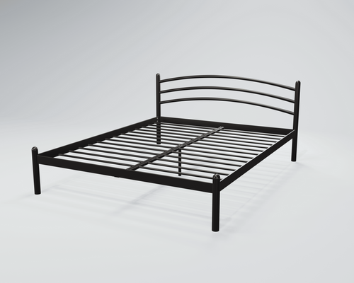 Металеве ліжко Маранта 190, 200х160 Чорний (глянець) TN-914103 Altek mebli