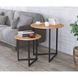 Журнальний столик Дельта Дуо Дуб крафт золотий LFD207102 Altek mebli