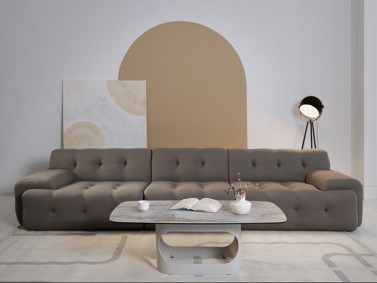 Безкаркасний модульний диван Орегон сірий Oregon-sofa-gray Altek mebli