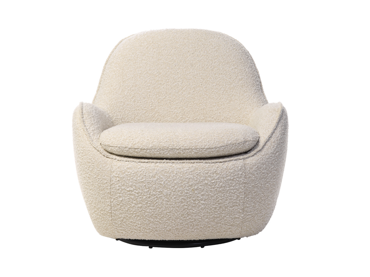 Поворотне крісло "Каллісто" айворі Callisto-ivory-swivel-chair Altek mebli