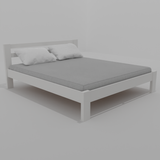 Двоспальне ліжко (дерево) Класик 180х190 Білий 380267 фото Altek mebli