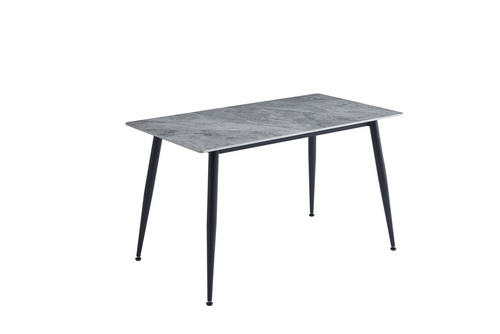 Обеденный стол для кухни TM-100 Калакатта грей/Черный V738946 Altek mebli