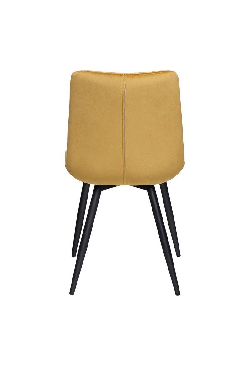 Стілець М-45 Гірчичний/Чорний M-45-mustard-velur/ black Altek mebli