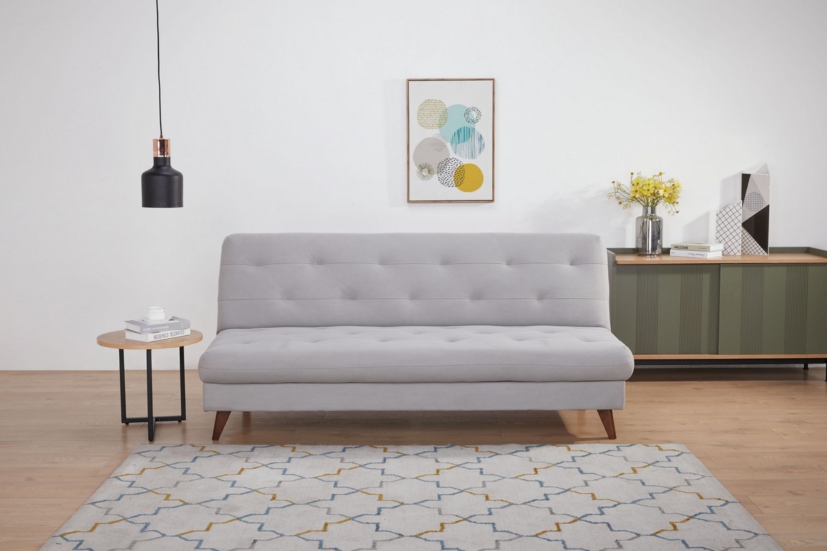 Софа розкладна Сантіно Сріблястий Vetro Mebel Santino-silver-extension-sofa Altek mebli