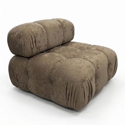 Диван Брэдли Одинарный Со Спинкой Обивка Тедди 05 R00000059472 Altek mebli