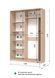 Шафа-купе E-Line EШК 2.1 Дуб сонома 450x1400x2100 21214514 фото 3 Altek mebli