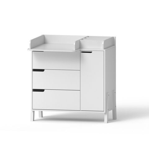 Комод пеленатор Магія Плюс (з органайзером) Білий 900x510x900 ANG19035 Altek mebli