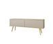 Тумба под ТВ Oro RTV135 MDF 2D Бежевый (золотые ножки) PFH-091331 Altek mebli