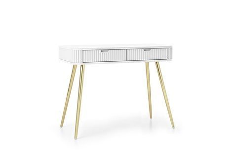 Туалетний столик Zova T103 Белый (золотые ножки) PFH-091299 Altek mebli