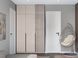 Шафа розпашна Лайн Елегант 3Д + антресоль 3Д Кашемір KST800117 фото 1 Altek mebli