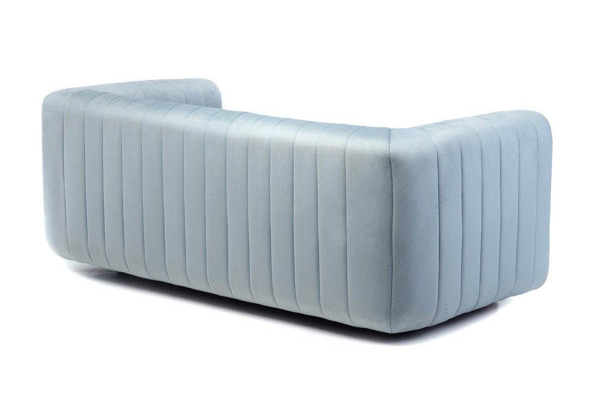 Софа Орландо Ледяной/Золото Vetro Mebel Orlando-ice-velvet-sofa Altek mebli