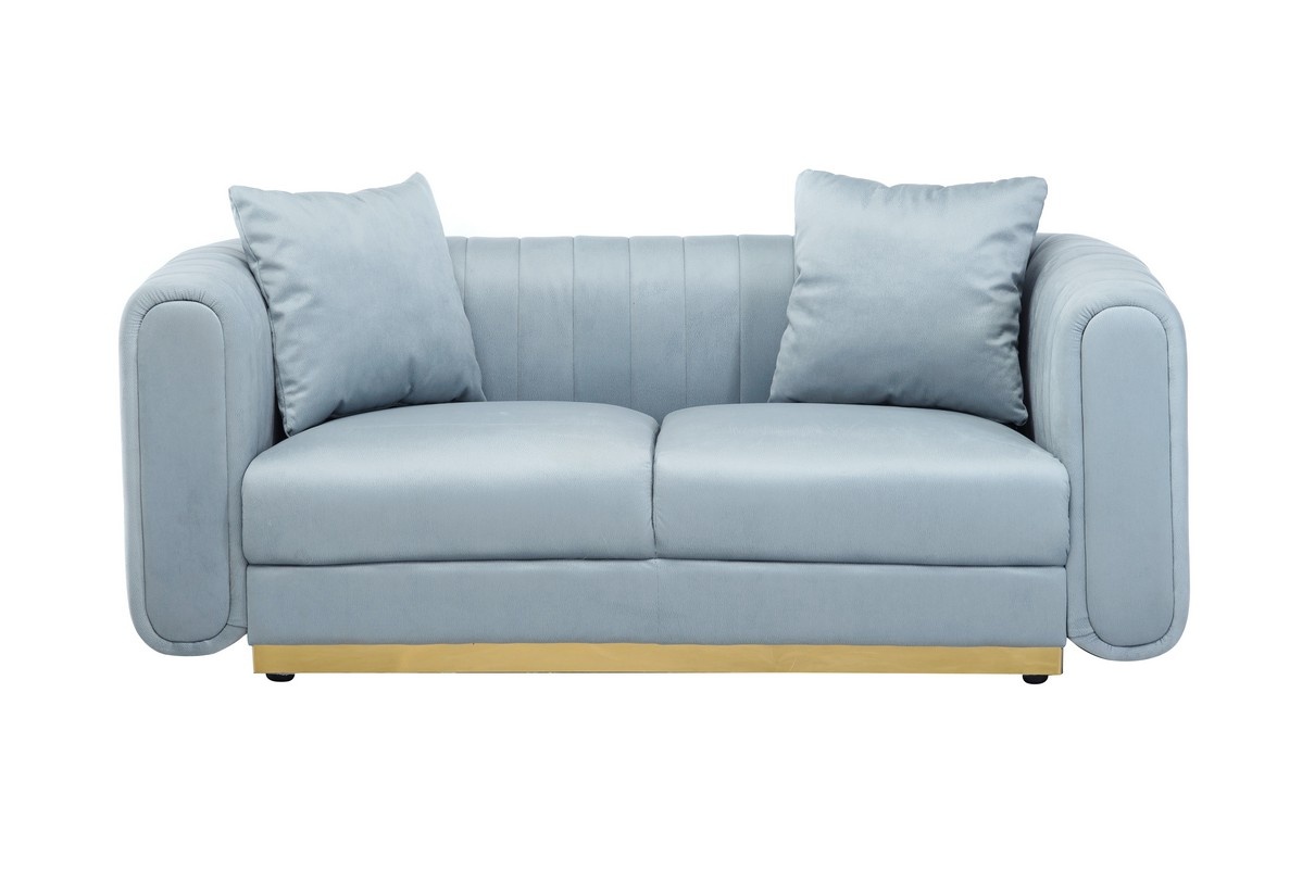 Софа Орландо Льодяний/Золото Vetro Mebel Orlando-ice-velvet-sofa Altek mebli