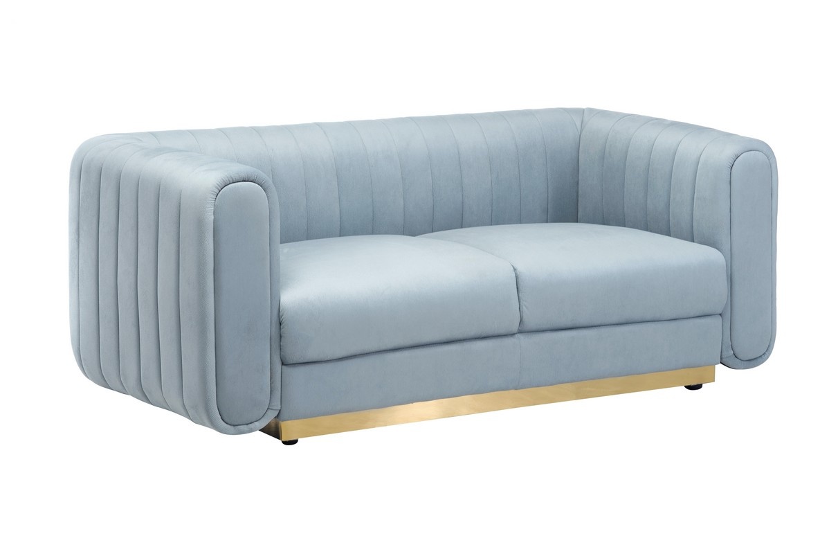 Софа Орландо Льодяний/Золото Vetro Mebel Orlando-ice-velvet-sofa Altek mebli