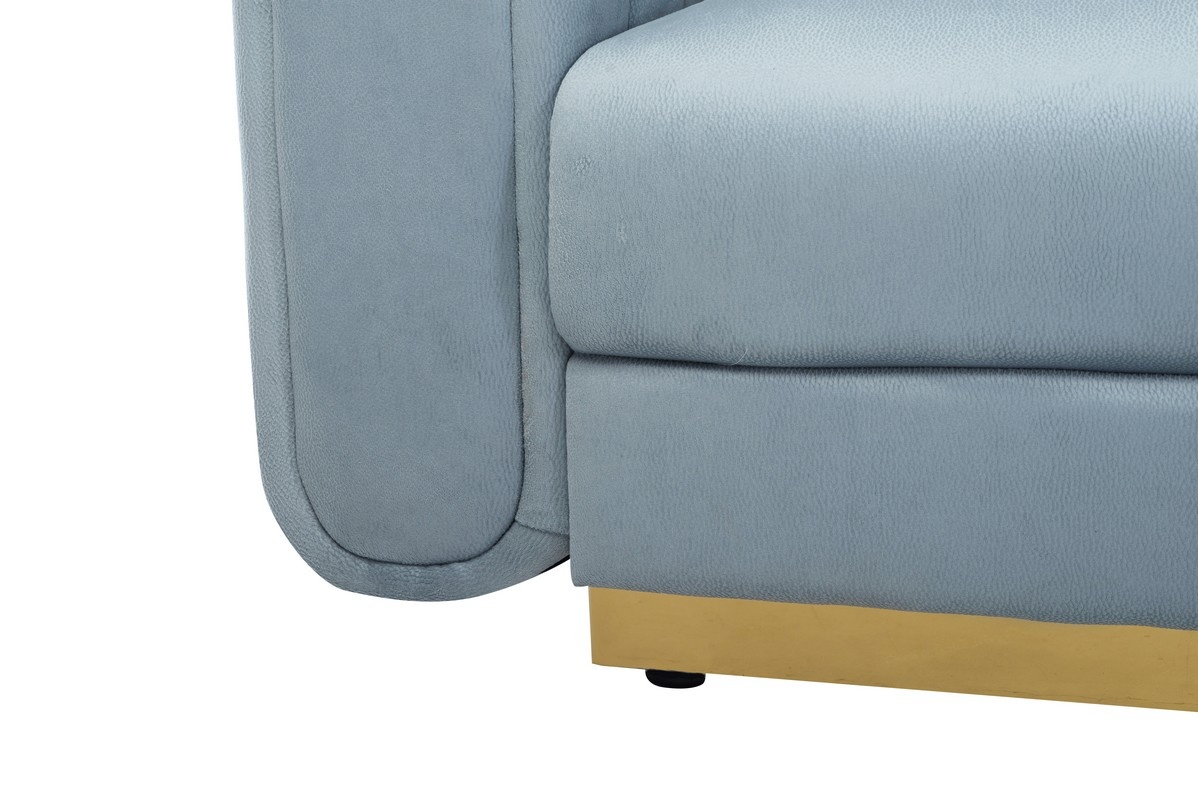 Софа Орландо Льодяний/Золото Vetro Mebel Orlando-ice-velvet-sofa Altek mebli