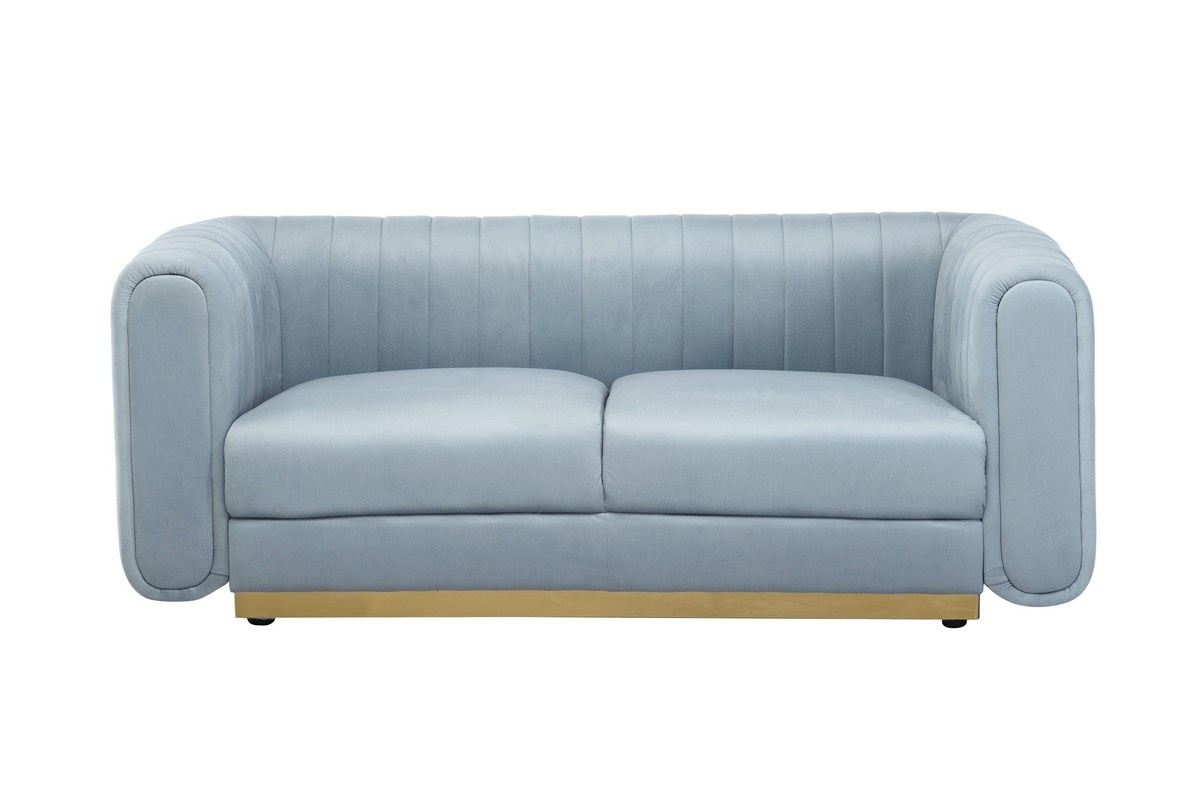 Софа Орландо Льодяний/Золото Vetro Mebel Orlando-ice-velvet-sofa Altek mebli