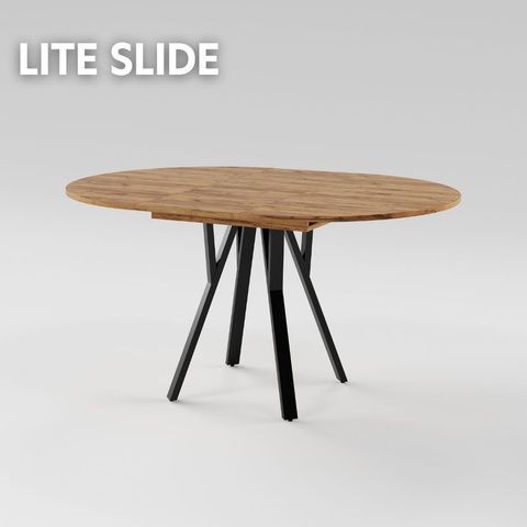 Розсувний стіл LITE slide D800 Дуб крафт золотий/Чорний MRM480101 Altek mebli