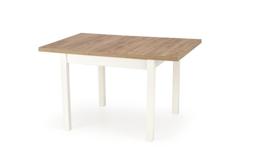 Розсувний квадратний стіл TIAGO Дуб крафт/Білий TIAGO-KWADRAT-3 Altek mebli