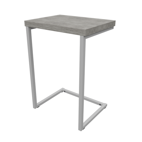 Приставний стіл консоль Неман ФІДЖИ Бетон/Білий LIQ-987450 Altek mebli