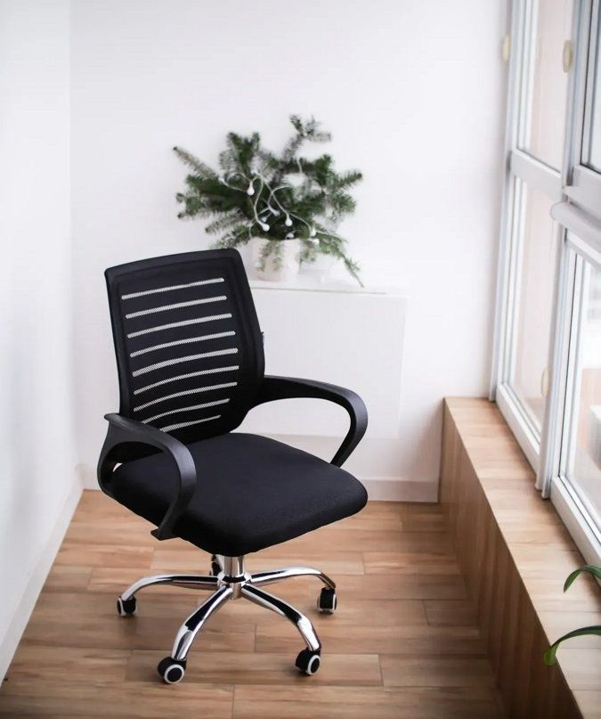 Кресло компьютерное с подлокотниками Perfect Home OC-618 Черный PFH-092055 Altek mebli