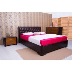 Кровать Милена с мягкой спинкой ромбы, Олимп 120x200