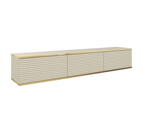 Тумба под ТВ навесная Oro RTV175 MDF 3D Бежевый PFH-091366 Altek mebli