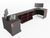 Геймерский стол ZEUS Revolver-3 черный-красный Rev-3BR Altek mebli