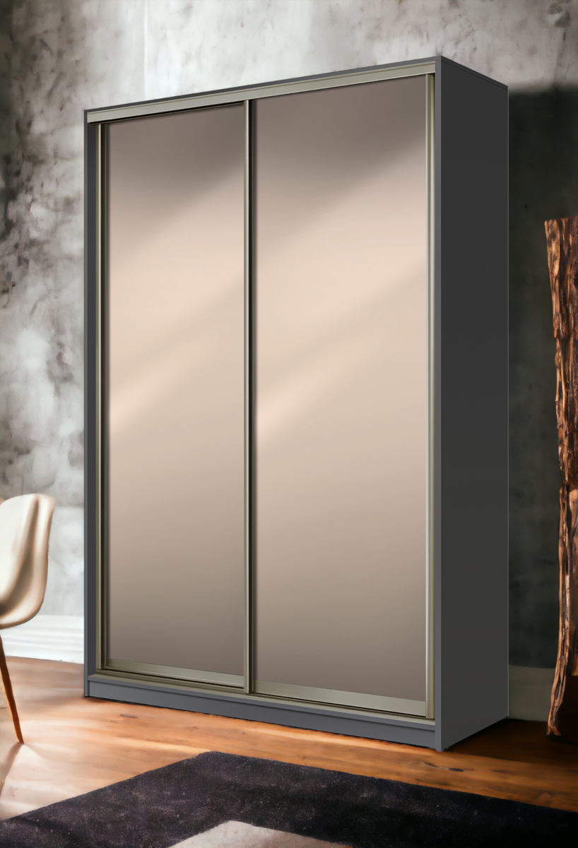 Шафа-купе E-Line ЕШК 2.3 Антрацит 600x1700x2700 23276017 Altek mebli