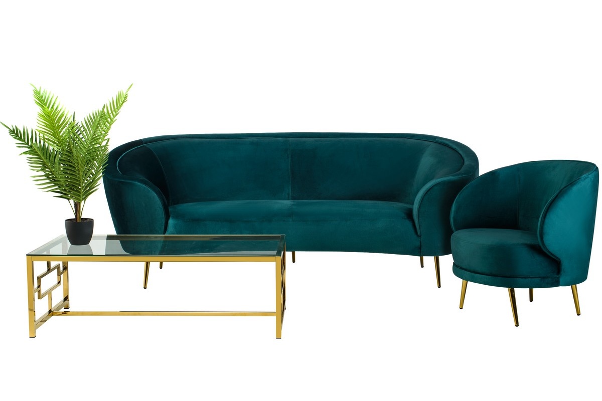 Софа Сильвія Смарагд/Золото Vetro Mebel silviya-emerald-sofa Altek mebli