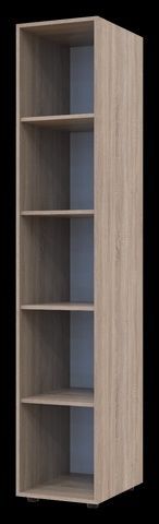 Стелаж Doros Гелар Дуб сонома 38,2х49,5х203,4 (41510101) 41510101 Altek mebli
