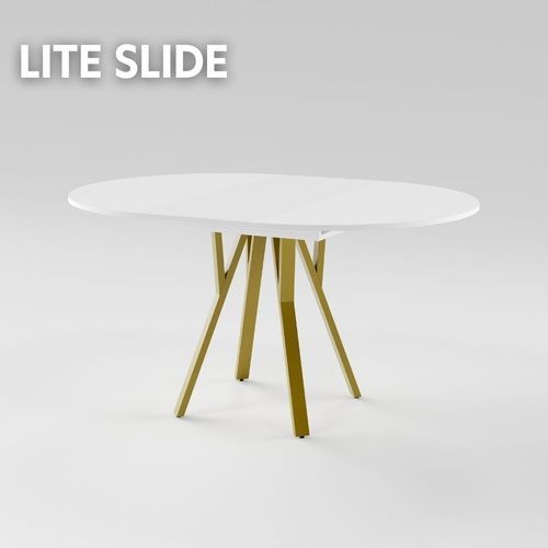 Розсувний стіл LITE slide D1100 Білий/Золотий MRM480103 Altek mebli