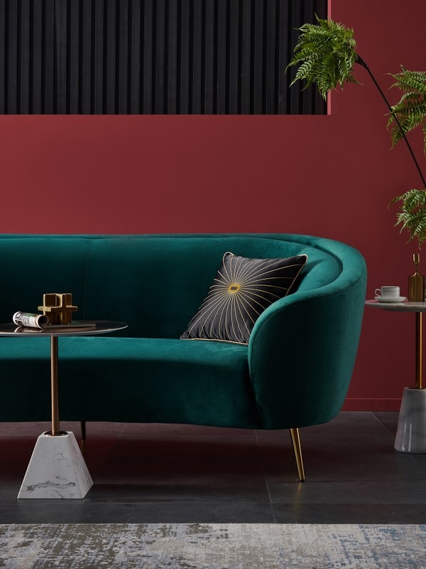 Софа Сильвия Изумруд/Золото Vetro Mebel silviya-emerald-sofa Altek mebli