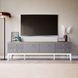 Тумба TV в гостиную Монако МДФ Графит Серый/Белый TV-4-003 Altek mebli