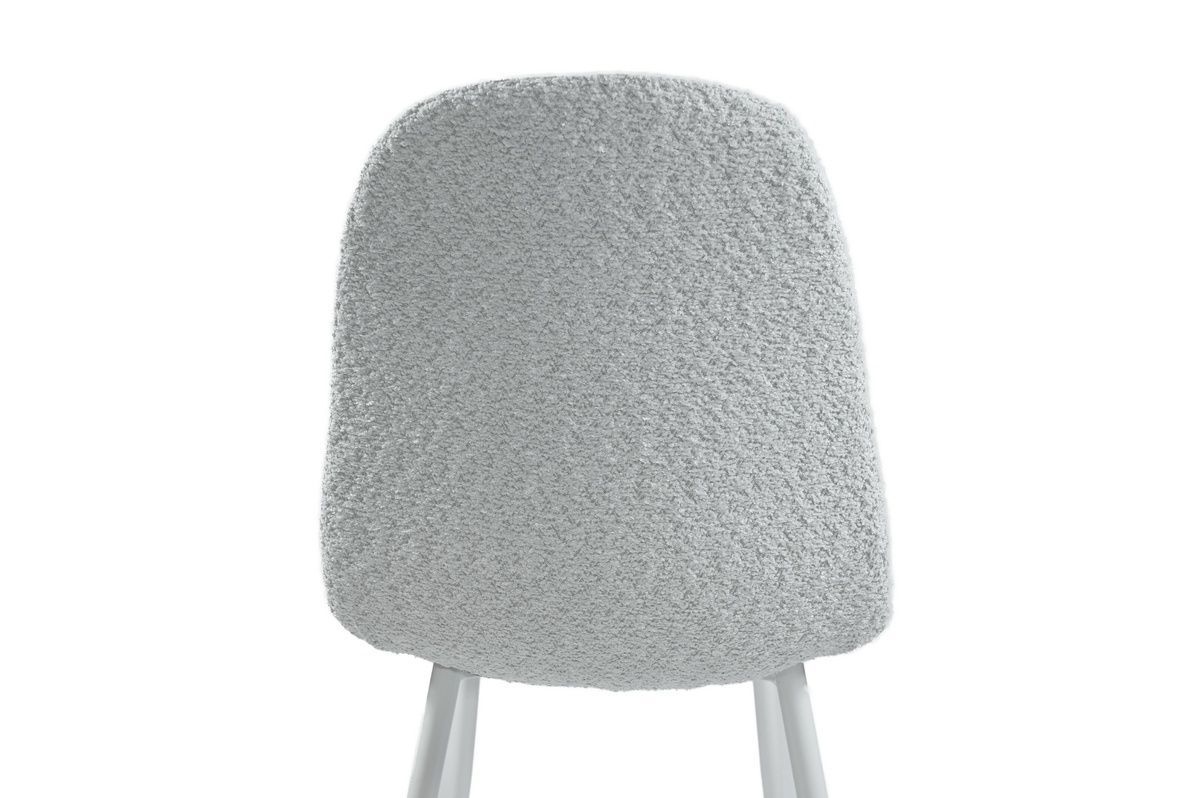 Стул N-160 айвори букле + белый N-160-ivory-boucle/white Altek mebli