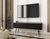 Тумба под ТВ Oro RTV135 MDF 2D Черный (чорные ножки) PFH-091359 Altek mebli