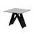 Стіл кавовий Бруно Білий мармур/Чорний Bruno-white-marble-lamp-table Altek mebli