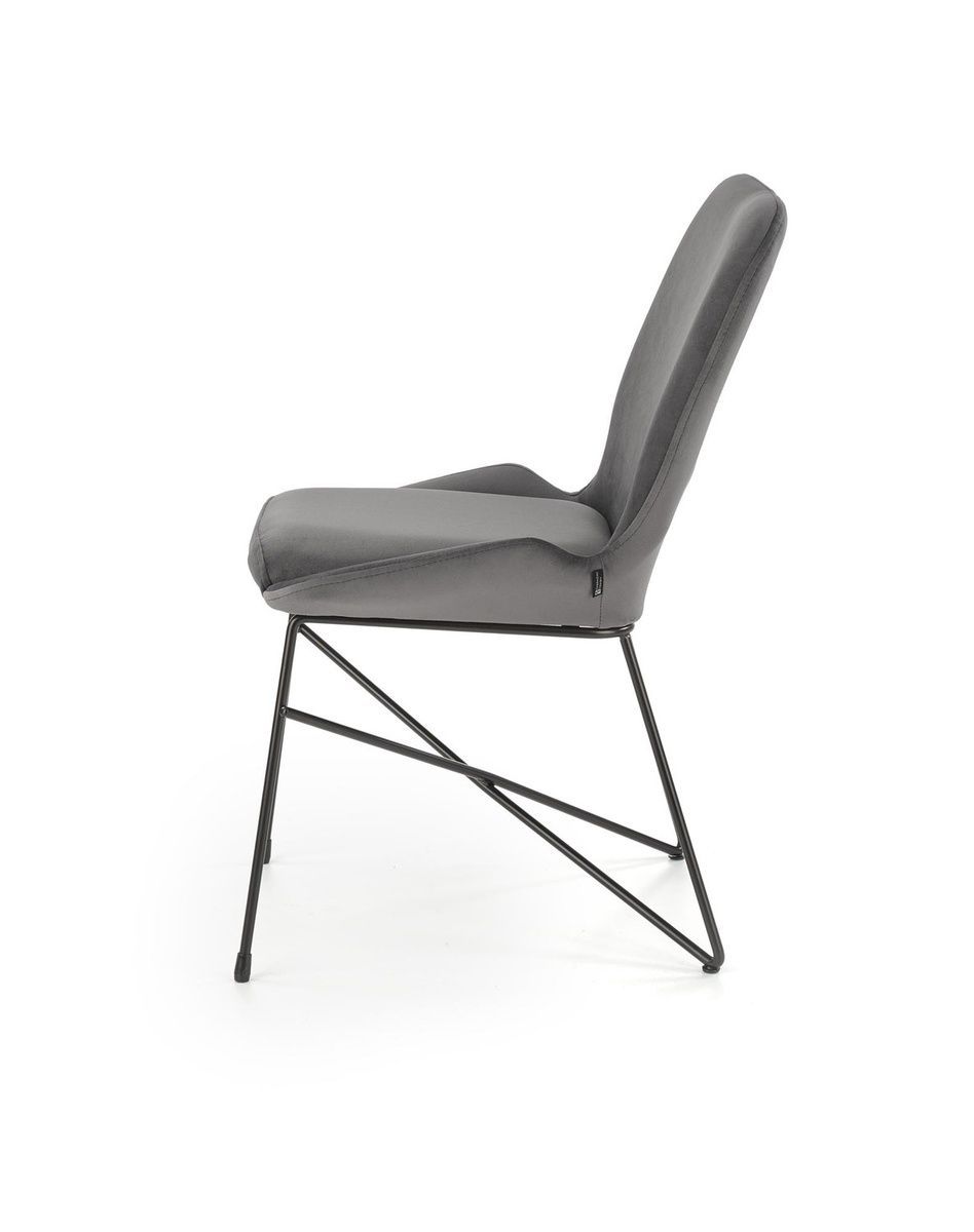 Стул K454 Серый/Черный K454 Altek mebli