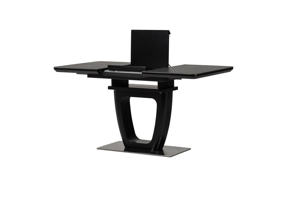 Стол обеденный раскладной ТМL-860-1 Черный оникс/Черный V201760 Altek mebli