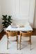 Кухонний стіл із натурального дерева MILANO White\Natural P10512 фото 3 Altek mebli
