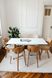 Кухонний стіл із натурального дерева MILANO White\Natural P10512 фото 4 Altek mebli