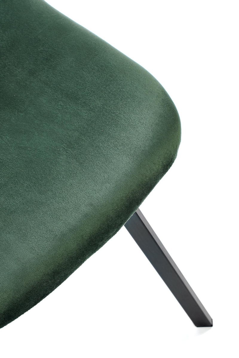 Обеденный стул K462 Темно-зеленый/Черный K462-2 Altek mebli