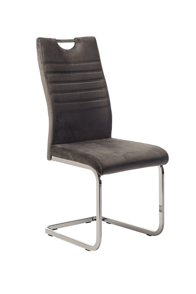 Стул S-120 Серый S-120-grey-velvet Altek mebli