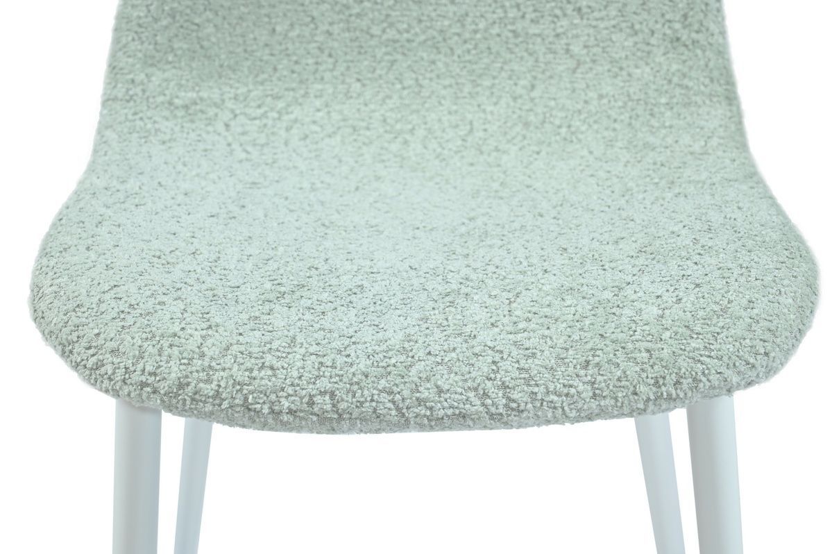 Стул N-160 мятный букле + белый N-160-mint-boucle/white Altek mebli