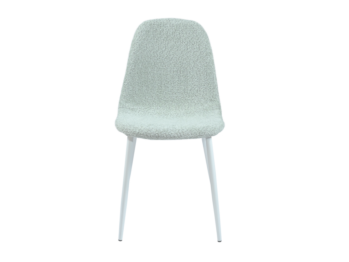 Стул N-160 мятный букле + белый N-160-mint-boucle/white Altek mebli