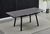 Стол обеденный MADRID CERAMIC 1200(1800)x850 grigio latte matt/Черный