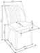 Стул K432 Темно-синий/Черный K432 фото 5 Altek mebli