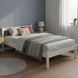 Односпальная деревянная кровать Mebigrand MG01 Белый RAL 9003 90х200 см MBG-21877 фото 1 Altek mebli